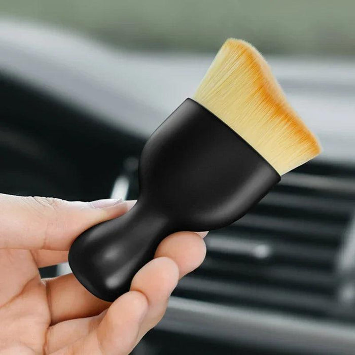 Car AC Cleaning Brush, Compact and Soft Bristles for Air Vents & Interior, Wet & Dry Use, Washable & Reusable