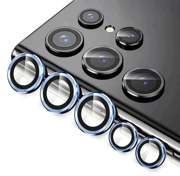 Blue camera lens protector for Samsung Galaxy