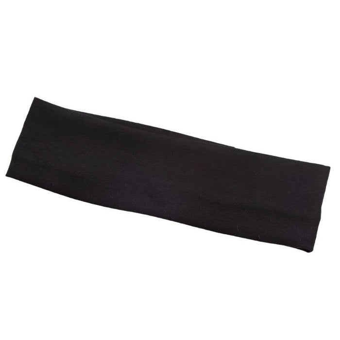 Black Elastic Headband.