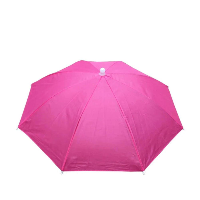 Solid rose umbrella with a simple, classic look.