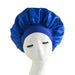 blue Satin Bonnet