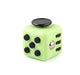 lime and black Fidget Dice