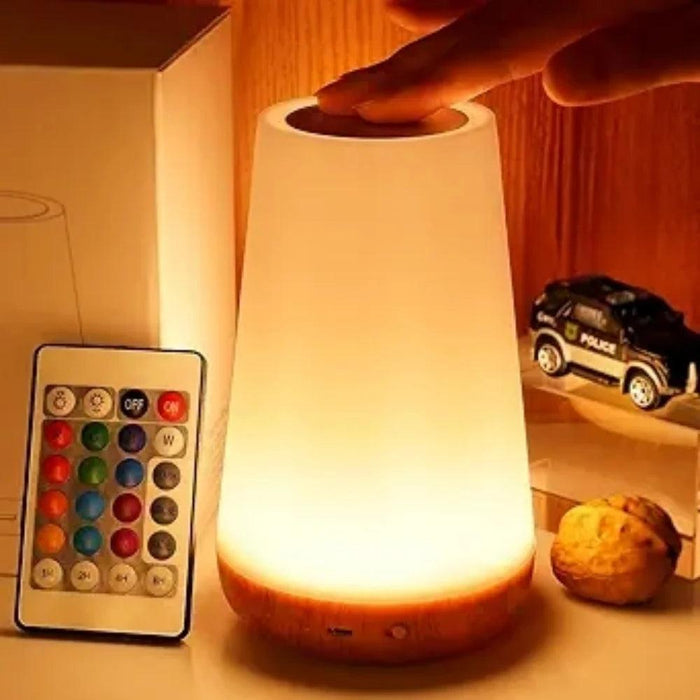 USB Rechargeable Touch Lamp, 13 RGB Colors, Dimmable Brightness, Portable, Touch Control, Child-Friendly, Ideal for Bedroom, Living Room, Outdoor Use