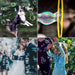 Various bubble activities in a collage. The top left shows a dog jumping to catch bubbles. The top right shows a close-up of a bubble forming. The bottom left shows a wedding couple surrounded by bubbles. The bottom right shows children playing with bubbles.