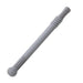 A single gray silicone teething stick with textured ends and a rounded grip.