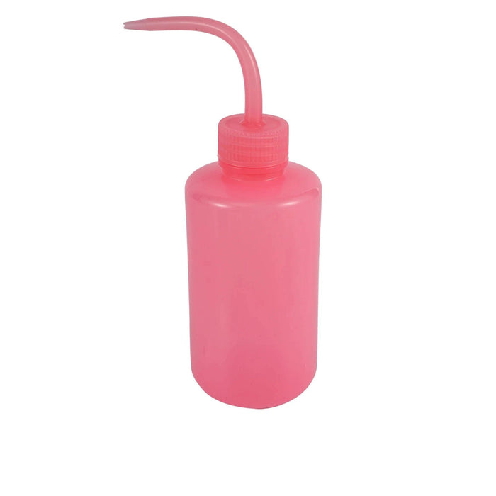 Pink Plastic Safety Wash Bottle.