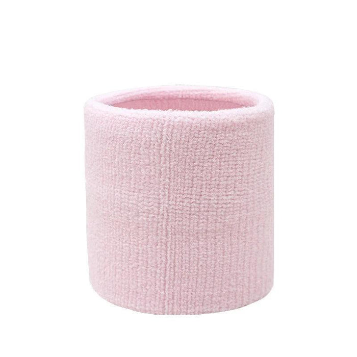 light pink Fitness Sweatband Wrist Guard