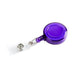 Purple Retractable Badge Holder.