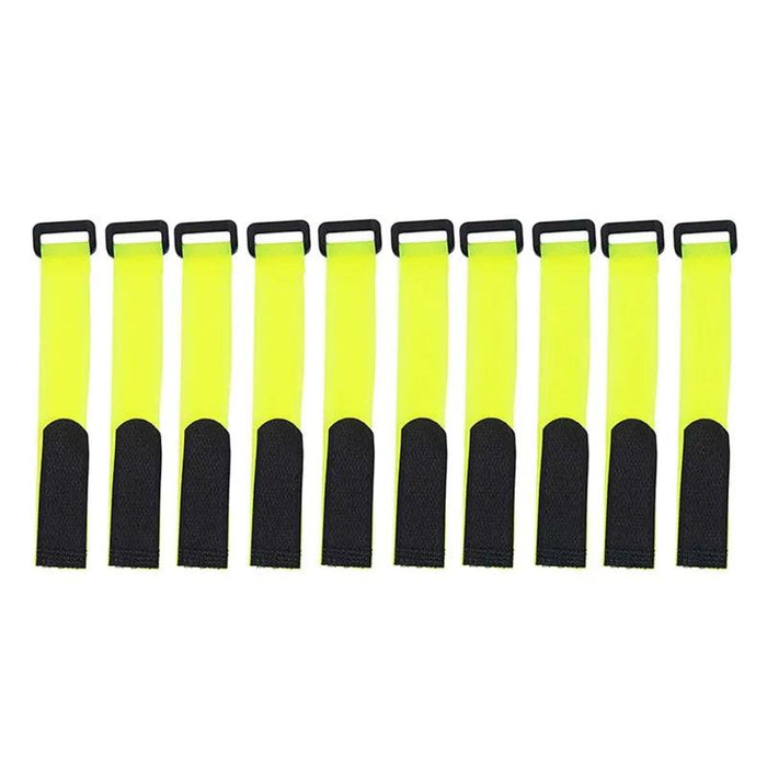 Yellow Fishing Rod Straps displayed on white background.