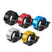 5 Bicycle Bells in blue, red, black, silver, gold.