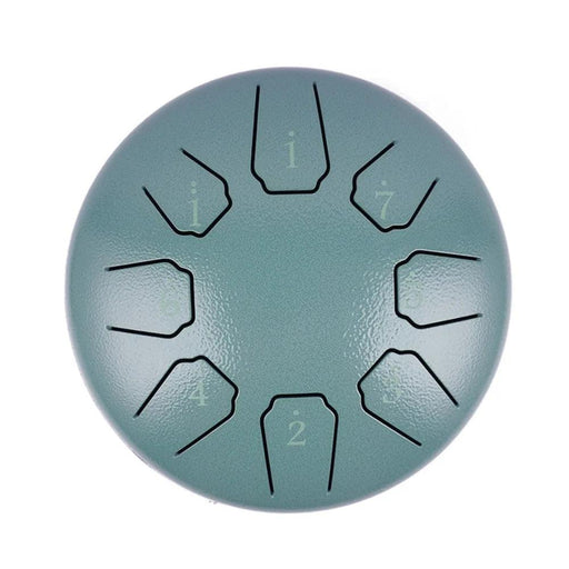 cyan steel tongue drum