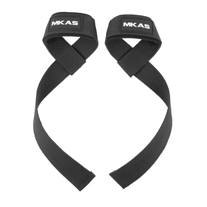 black Non-Slip Lifting Straps