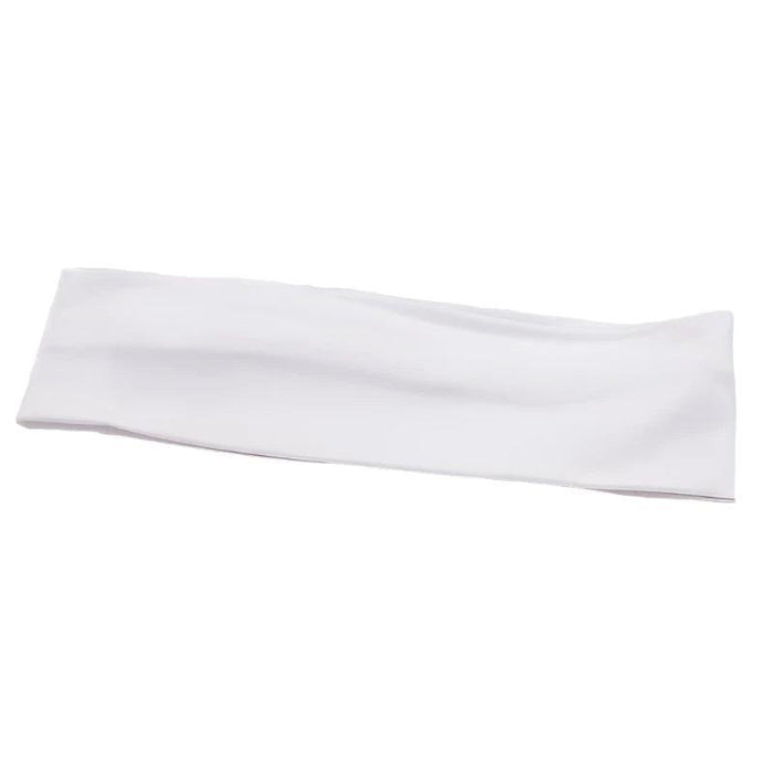 White Elastic Headband.