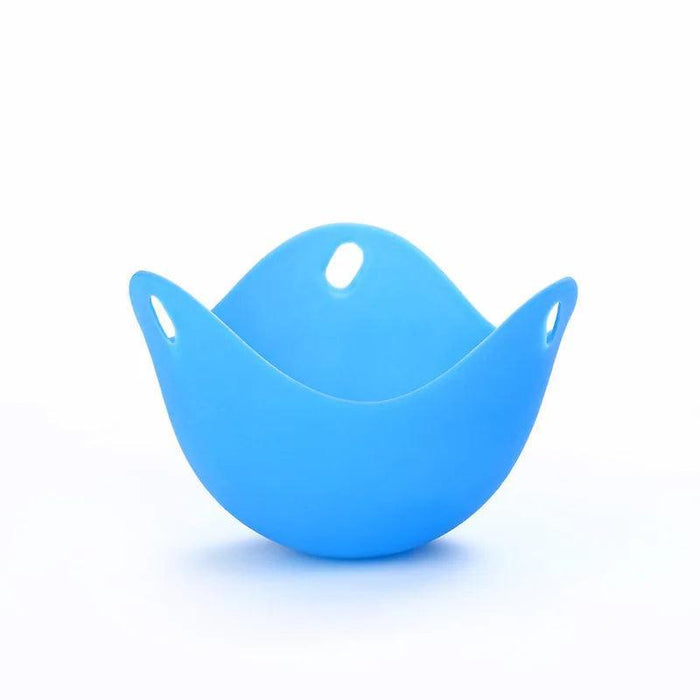 blue Silicone Egg Poacher