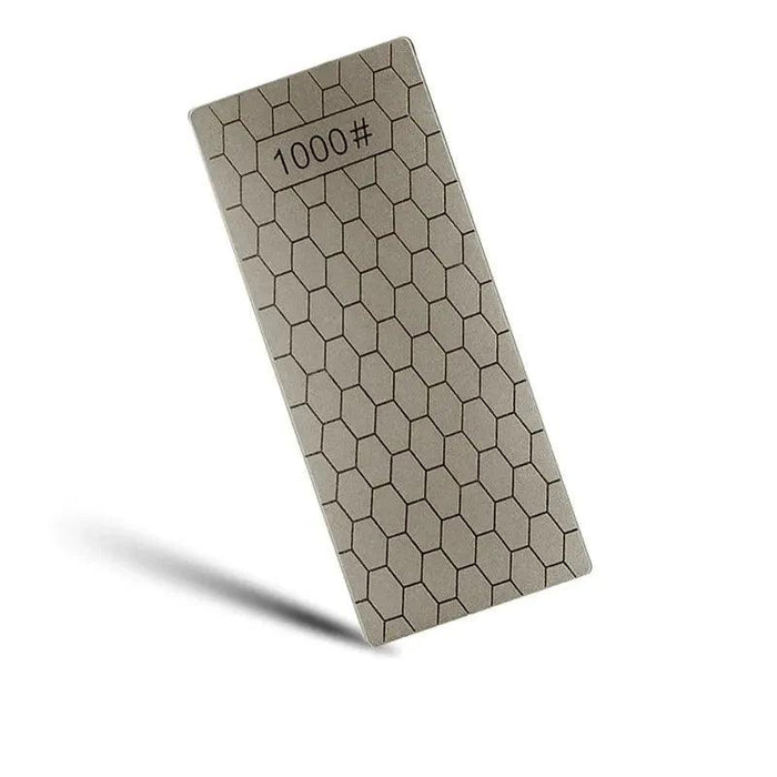 Diamond grinding plate with hexagonal pattern, marked with 1000# grit.