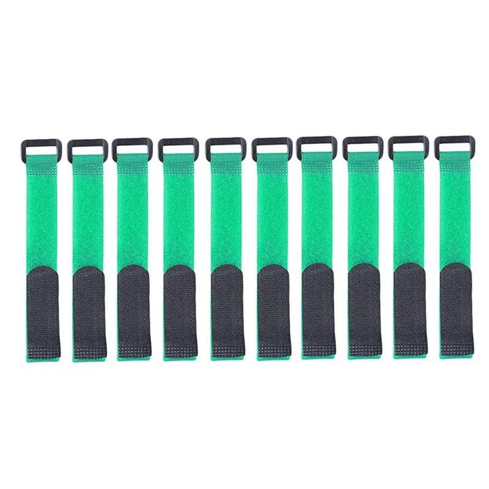 Green Fishing Rod Straps displayed on white background.