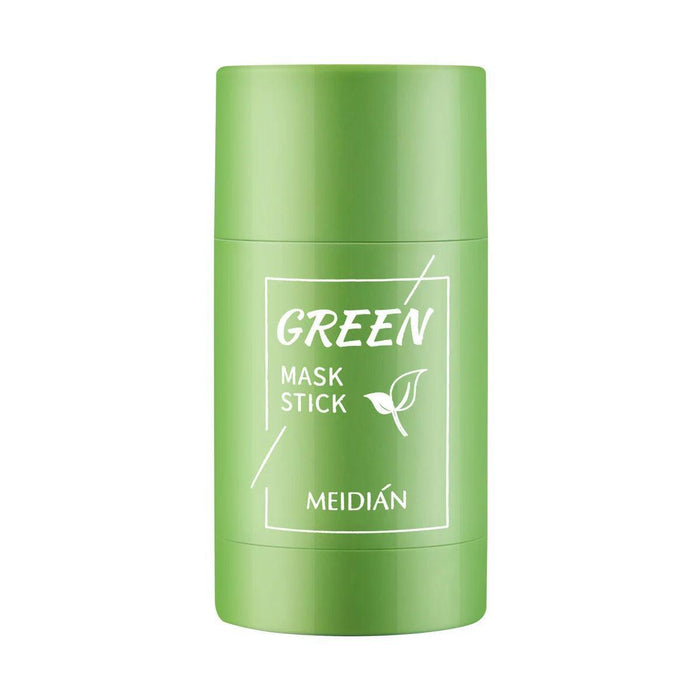 Single green mask stick for clear and radiant skin.