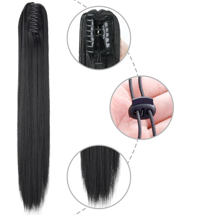 Synthetic Wavy Hair Extensions