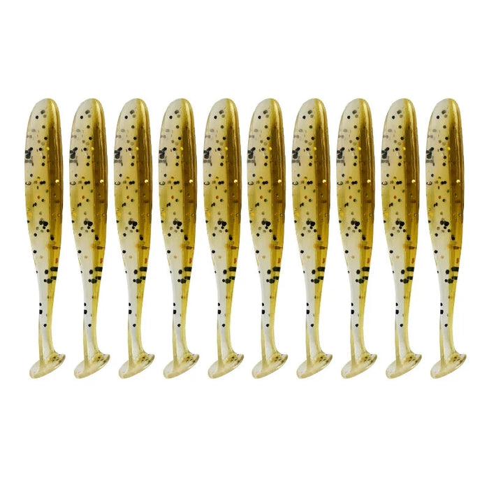 10 Pieces of light brown Fishing Lure.