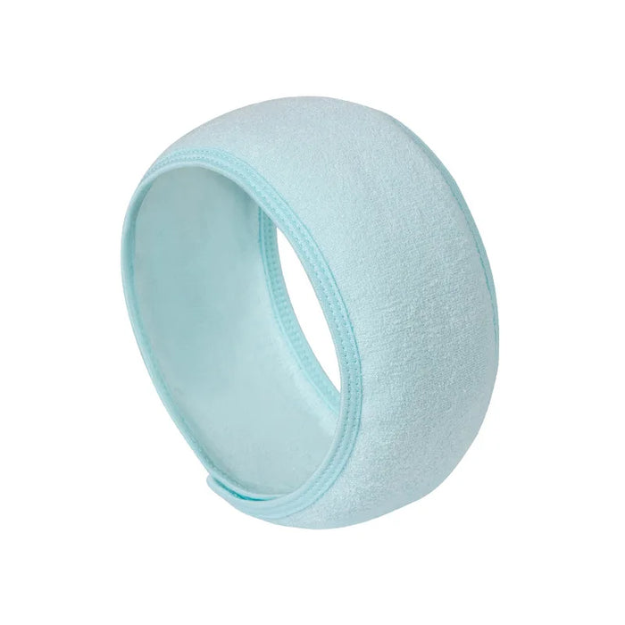 Light Blue Spa Facial Headband.