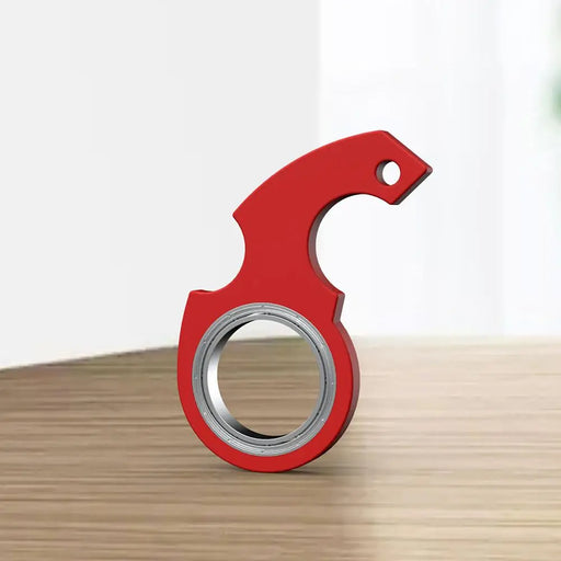 red Keychain Spinner