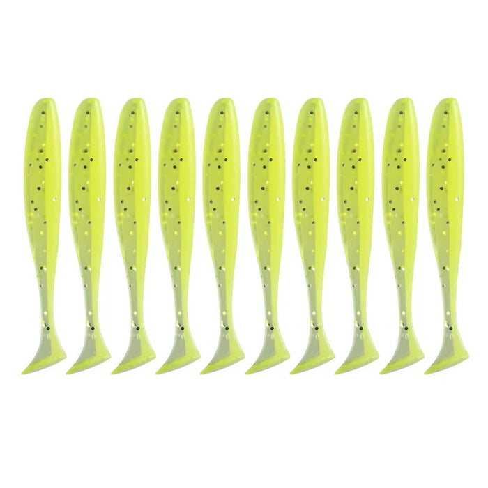 10 Pieces of yellow Fishing Lure.