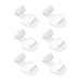 6 white USB C Dust Plugs