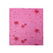 A pink wall panel with dandelion designs.